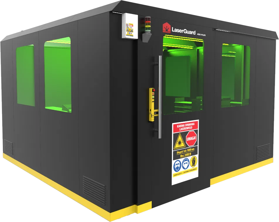 Kabina LaserGuard do spawania laserowego